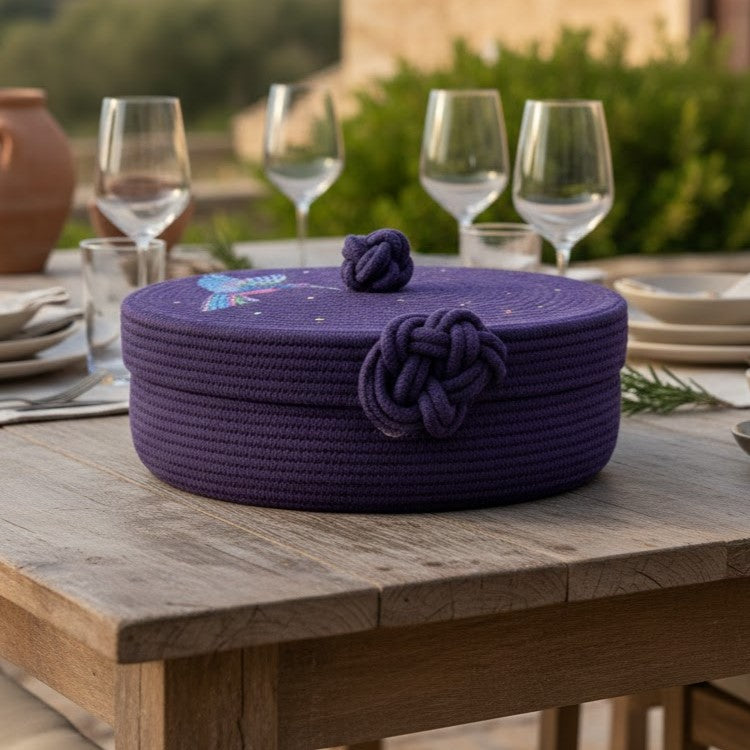 Panera Artesanal en Cordón de Algodón