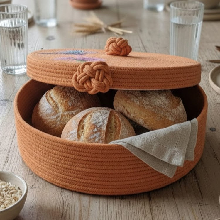 Panera Artesanal en Cordón de Algodón