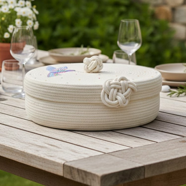 Panera Artesanal en Cordón de Algodón