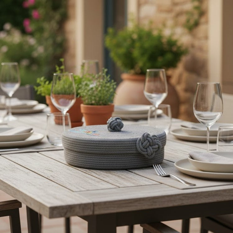 Panera Artesanal en Cordón de Algodón