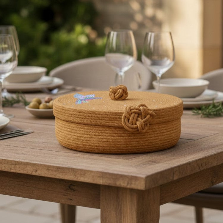 Panera Artesanal en Cordón de Algodón