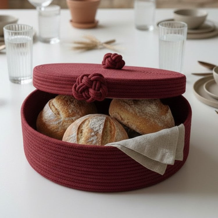 Panera Artesanal en Cordón de Algodón