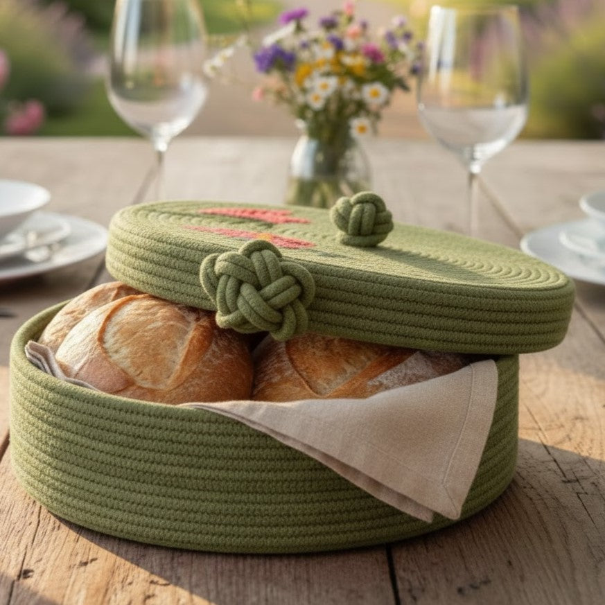 Panera Artesanal en Cordón de Algodón