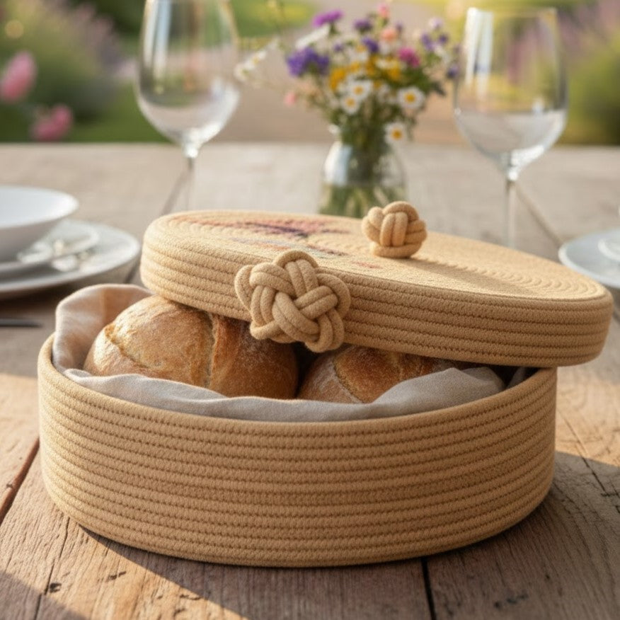 Panera Artesanal en Cordón de Algodón