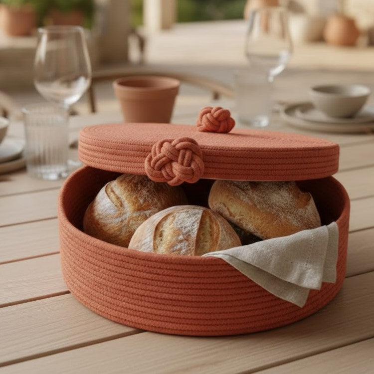 Panera Artesanal en Cordón de Algodón